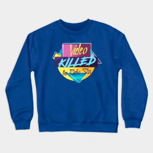 Video Killed the Radio Star 1981 Crewneck Sweatshirt